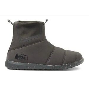 REI Co-op Camp Dreamer Booties Black Insulated Slippers Men’s 11 / Women’s 13